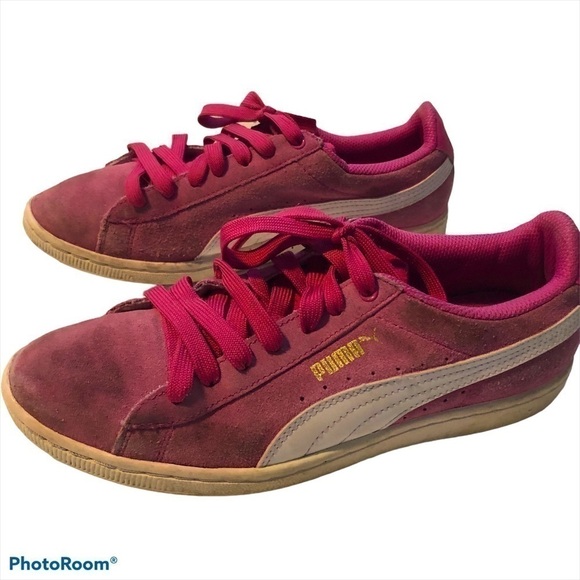 Vintage Puma Y2K Style Pink Sneakers - Picture 1 of 6